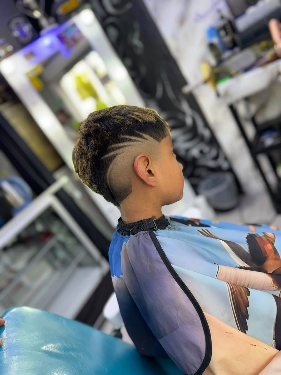 Diseño de líneas con mechas claras